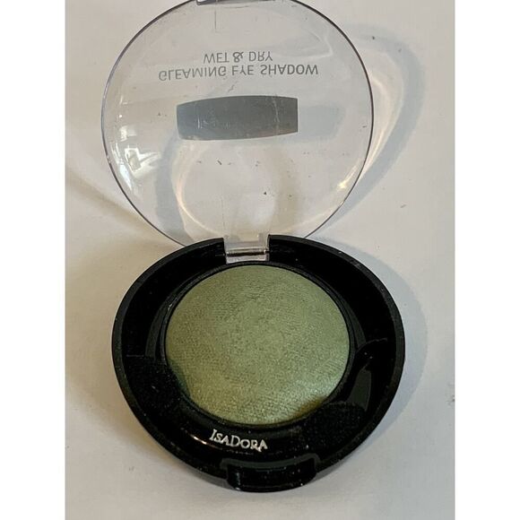 IsaDora Gleaming Eye Shadow Wet & Dry .07 oz 2.1 Color 85 Pistachio Green Rare - Picture 7 of 8